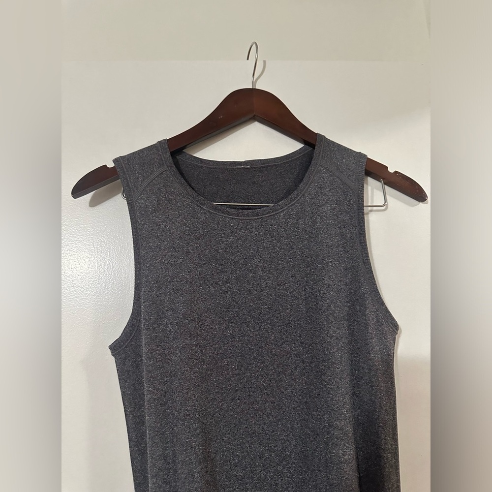 Lululemon In The Flow Dress Heathered Black size 4 - Picture 9 of 11